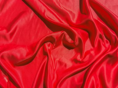 Modern lüks kırmızı kumaş dokusu arka planı. Sevgililer Günü ya da Noel Günü duvar kağıdı tasarımı