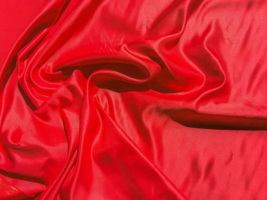 Modern lüks kırmızı kumaş dokusu arka planı. Sevgililer Günü ya da Noel Günü duvar kağıdı tasarımı