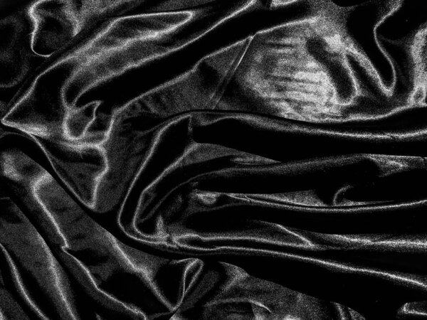 Тёмный шелк или атласная текстура фон с копией пространства для текста или произведения искусства. Обои дизайн
