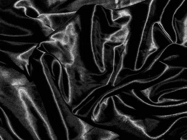 Dark Silk Satin Texture Background Copy Space Text Artwork Wallpaper — Stock Photo, Image