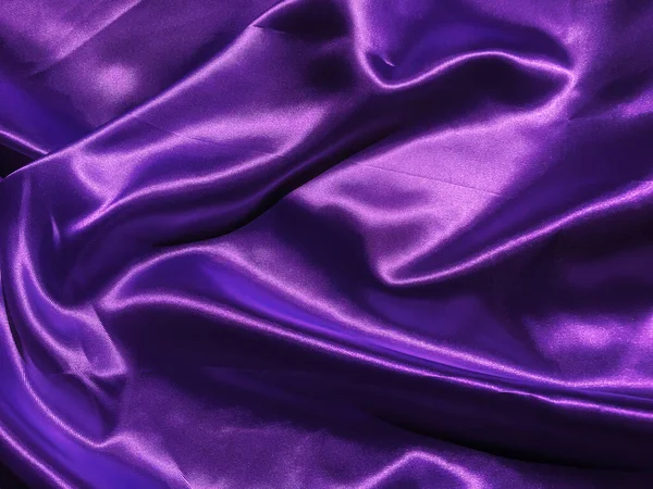 Fundo Textura Tecido Roxo Liso Bonito Com Espaço Cópia Para — Fotografia de Stock