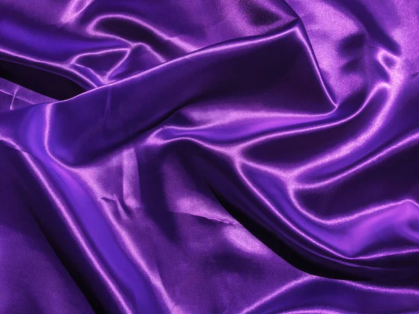 Fundo Textura Tecido Roxo Liso Bonito Com Espaço Cópia Para — Fotografia de Stock