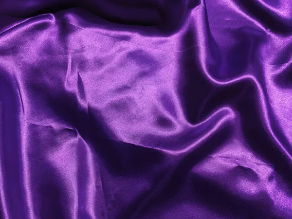 Gros Plan Satin Violet Fond Texture Soie Espace Copie Avec — Photo