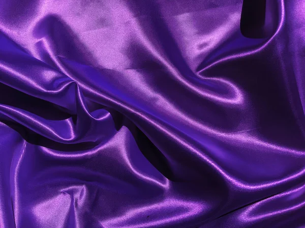 Patrón Tela Púrpura Textura Fondo Pliegues Ondulados Grunge Seda Textura —  Fotos de Stock