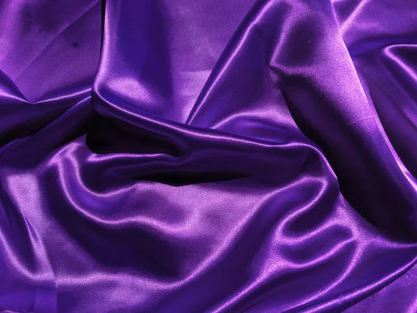 Tela Lisa Púrpura Fondo Textura Satinada Con Espacio Copia Para —  Fotos de Stock