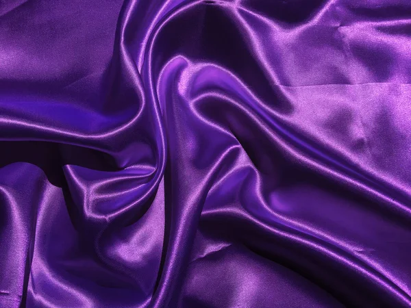 Tecido Roxo Liso Fundo Textura Cetim Com Espaço Cópia Para — Fotografia de Stock