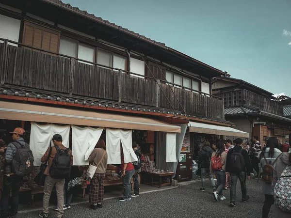 Hyoto Japão Dezembro 2019 Muitas Pessoas Mercado Japonês — Fotografia de Stock