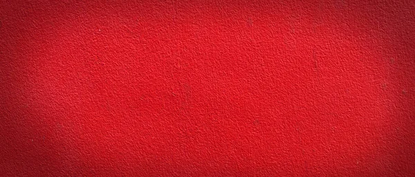 Wide Panorama Red Wall Texture Background Copy Space Design — Stock Photo, Image