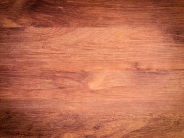 Modern ahşap dokunun doğal arkaplan olarak ve tasarım için kopya alanı olarak üst görünümü. 