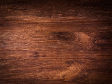 Sanat eserleri için fotokopi alanı olan doğal ahşap dokusu. Üst görünüm 