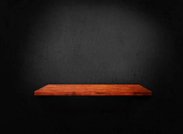 Blanco Van Oude Houten Plank Donkere Muur Textuur Achtergrond Met — Stockfoto