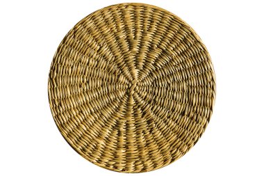 İzole edilmiş, saman desenli bir dairede örülmüş.