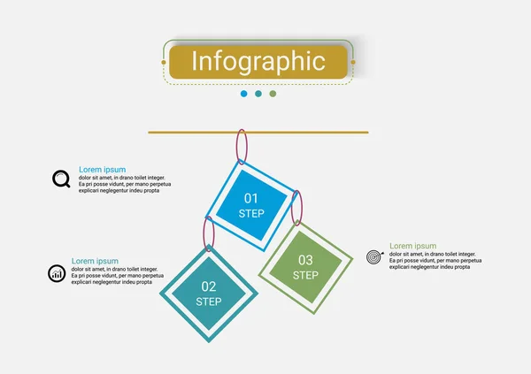 Timeline Infographics Design Vector Template Options Creative Concept Infographics Use — Stock Vector