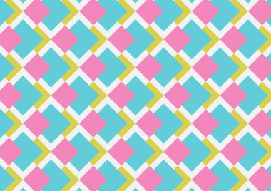 Soyut jeo kare desenli renkli arkaplan. 