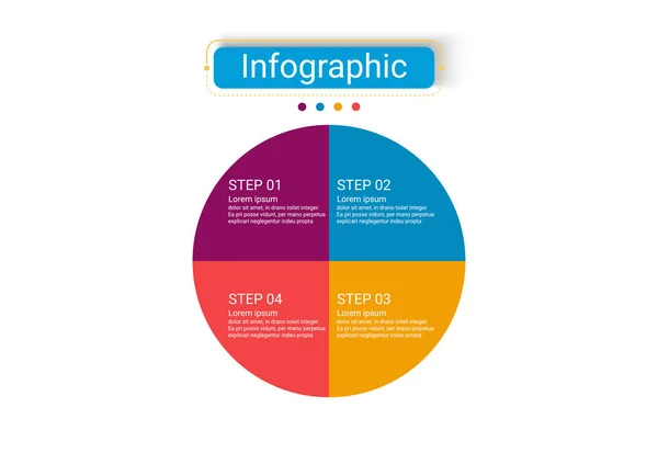 Les Infographies Entreprise Conception Vectorielle Utilisent Des Concepts Infographies Modèle — Image vectorielle