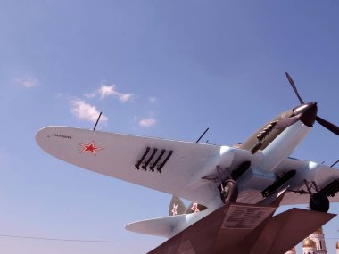 Rusya. Samara. 28 Mayıs 2016. Anıt savaş İkinci Dünya Savaşı