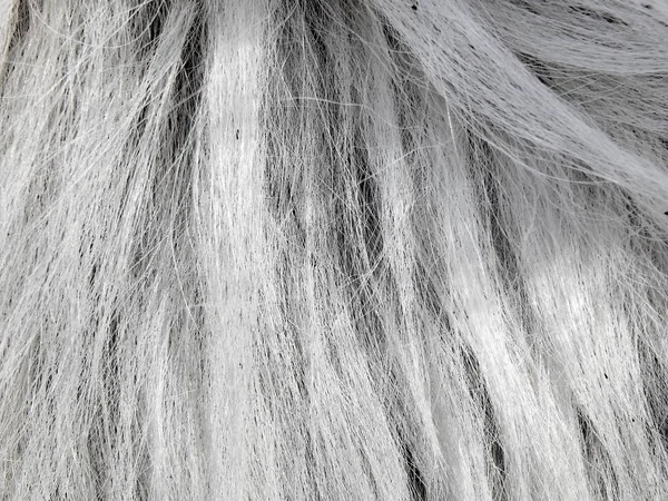 Textura de superfície de lã branca natural close-up — Fotografia de Stock