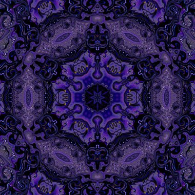 Siyah arkaplanda desenlerin soyut görüntüsü.