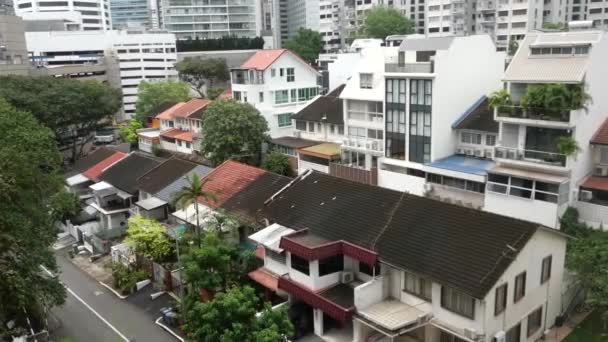 Singapore edifici residenziali ad alta densità — Video Stock
