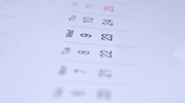 Takvim tarihinde kırmızı işaretli son tarih kavramı 