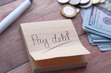 Hesap makinesiyle not defterine borç sözcüğünü yaz, kapat