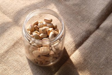  Fıstıkları yakın çekim, sağlıklı beslenme. 