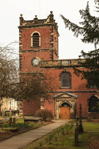 Kostel Jana Křtitele John Křtitel Anglikánský Kostel Nachází Knutsford Cheshire — Stock fotografie
