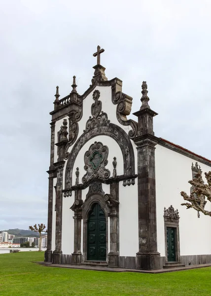 Kapellet Mae Deus Ligger Ponta Delgada Sao Miguel Azorerna Bygget — Stockfoto