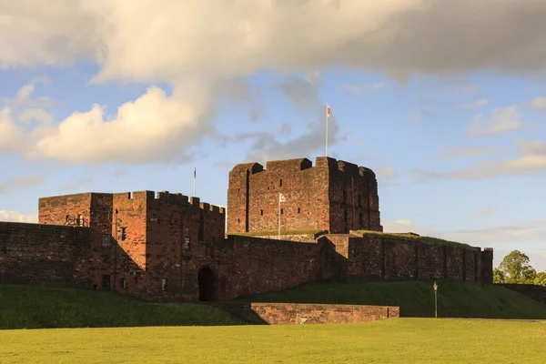 Castelo Carlisle Situado Cumbria Norte Inglaterra Castelo Pedra Foi Construído — Fotografia de Stock