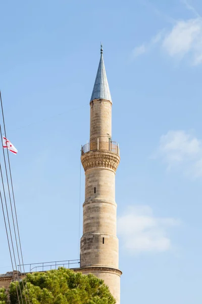 Minaret Ovanför Sofiakatedralen Nicosia Den Turkiska Republiken Norra Cypern — Stockfoto