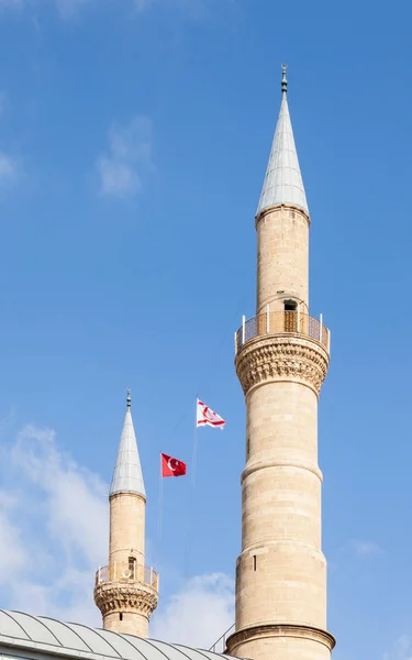 Minarets Saint Sophia Cathedral Nicosia Turkish Republic Northern Cyprus — Stock Photo, Image