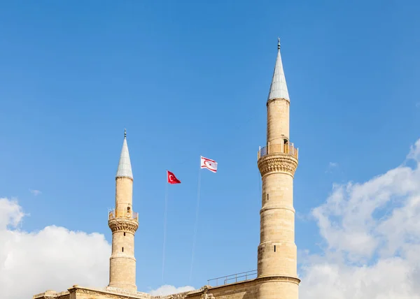 Minarety Katedrály Sofie Nikósii Turecké Republice Severní Kypr — Stock fotografie