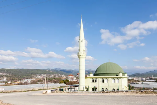 Mešita Mustafa Ersoy Turkleru Nachází Provincii Alanya Jižní Turecko — Stock fotografie