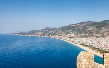 Türkiye 'deki Alanya Şatosu manzarası.