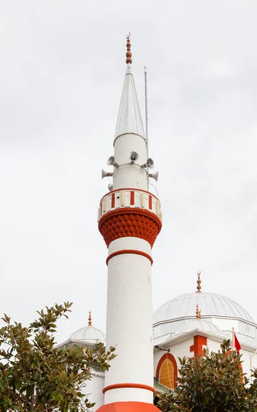 Minaret Vyobrazen Okrese Manavgat Jižní Turecko — Stock fotografie