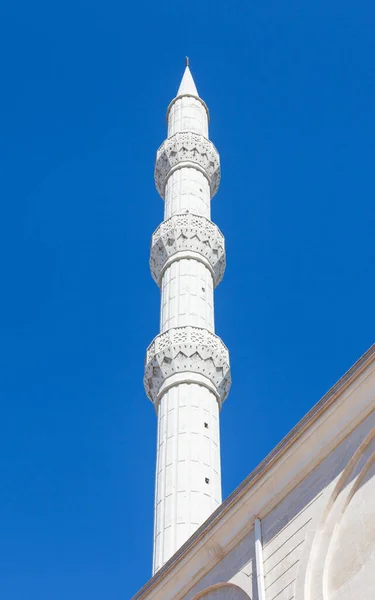 Minaret Kulliye Mosque Manavgat Southern Turkey Mosque Has Four Minarets — Stock Photo, Image