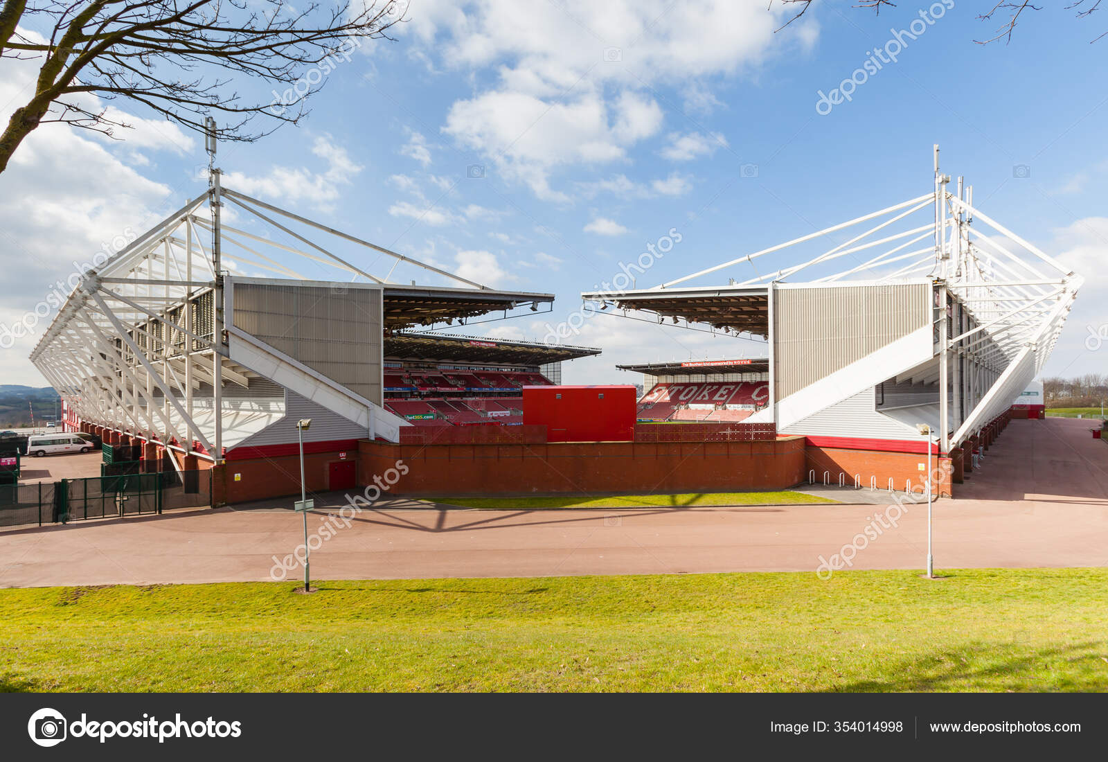 Britannia Stadium Home Stoke City Football Club Stoke Trent England Stock Editorial Photo C Atgimages