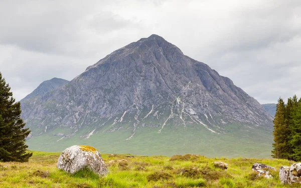 Buachaille Etive Mor Över Buachaille Etive Mor Skotska Höglandet Buachaille — Stockfoto