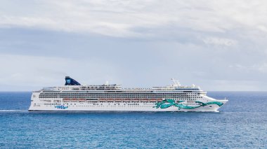 Norveç Yeşim Taşı, Portekiz 'in Madeira adası açıklarında Norveç Gemi Gemisi resmi çekilmiştir..