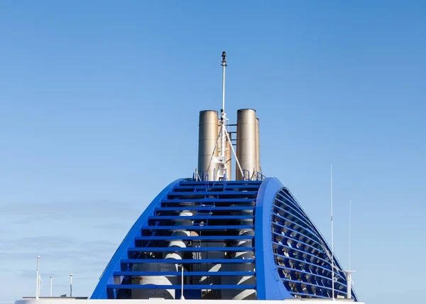 Funnel Cruise Ship Pictured North Atlantic Ocean Pando Cruises Part — Stock Photo, Image
