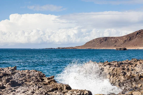 西班牙大加那利群岛拉斯帕尔马斯的La Laja全景 — 图库照片