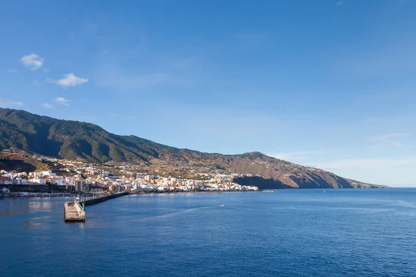 Widok Wybrzeże Santa Cruz Hiszpańskiej Wyspie Palma — Zdjęcie stockowe