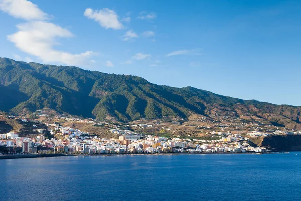 Widok Wybrzeże Santa Cruz Hiszpańskiej Wyspie Palma — Zdjęcie stockowe
