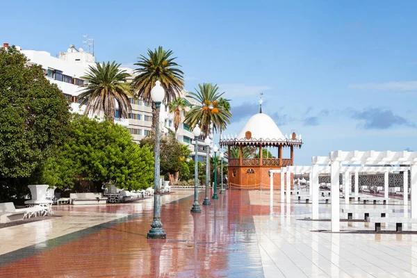 Arecife Waterfront Avenida Marina Spanish Island Lanzarote — Stock Photo, Image