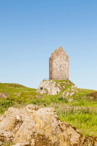 Smailholm Tower Вежа Кордоні Шотландії Була Побудована 1400 Роках Захисту — стокове фото