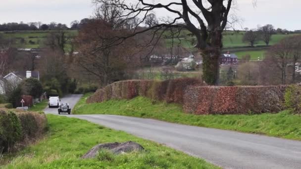 Rolls Royce 1924 Sobe Southwaite Hill Cumbria Inglaterra Carro Está — Vídeo de Stock