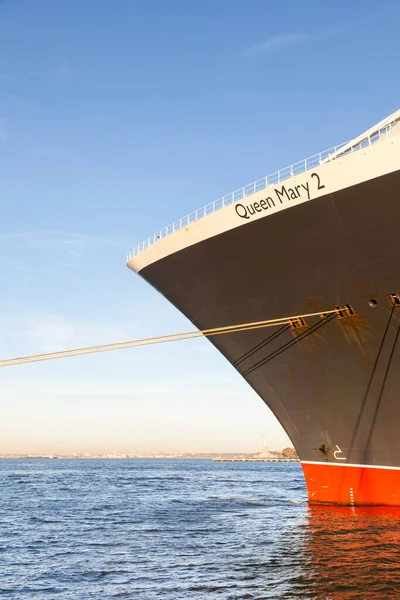 Crucero Cunard Queen Mary Está Atracado Brooklyn Nueva York Estados —  Fotos de Stock