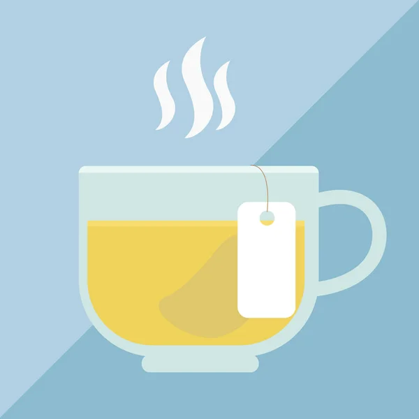 Cup of tea icon illustration — Stock Vector