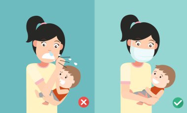 Bebek gribi korumak için doğru ve yanlış yolları ne zaman sneez