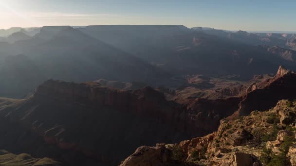 Grande Canyon Parco Nazionale Tramonto — Video Stock